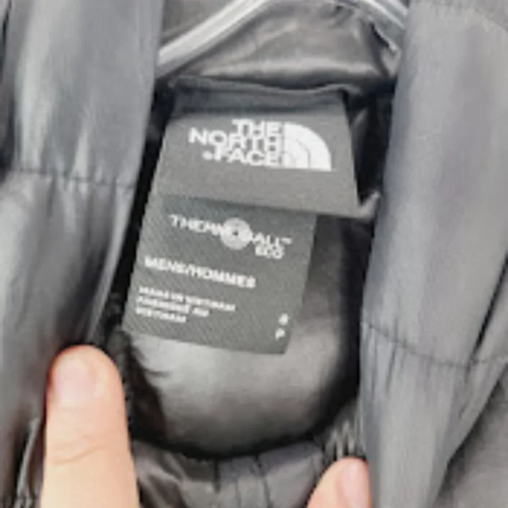 The‎ North Face Men's Black Thermoball Eco Padded Thermal Puffer Jacket Size S